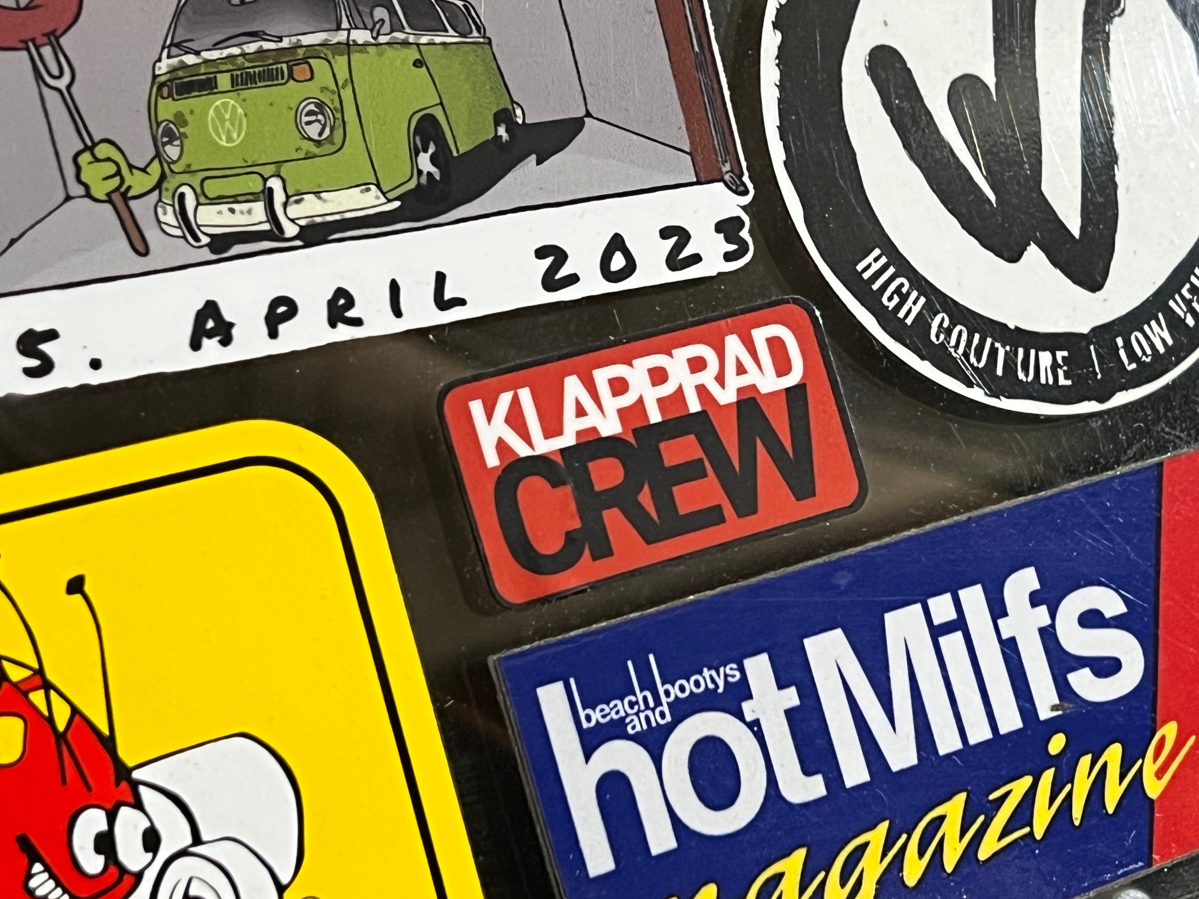 klapprad crew KLAPPRADCREW Sticker – HARDMOOD production
