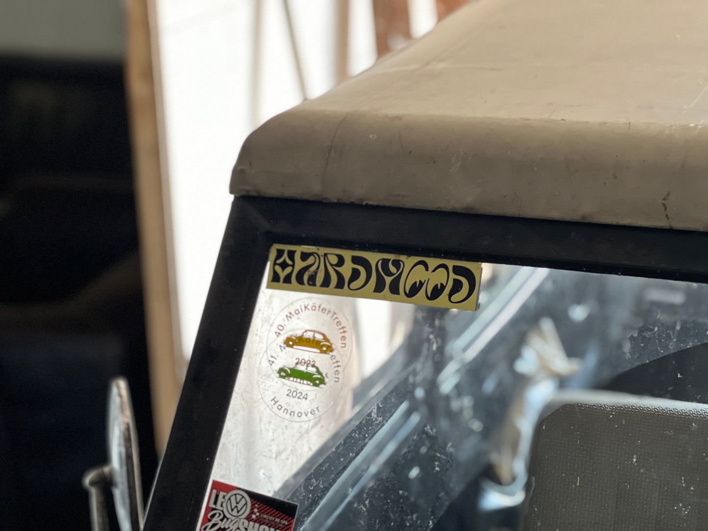 HARDMOOD Yellow Sticker