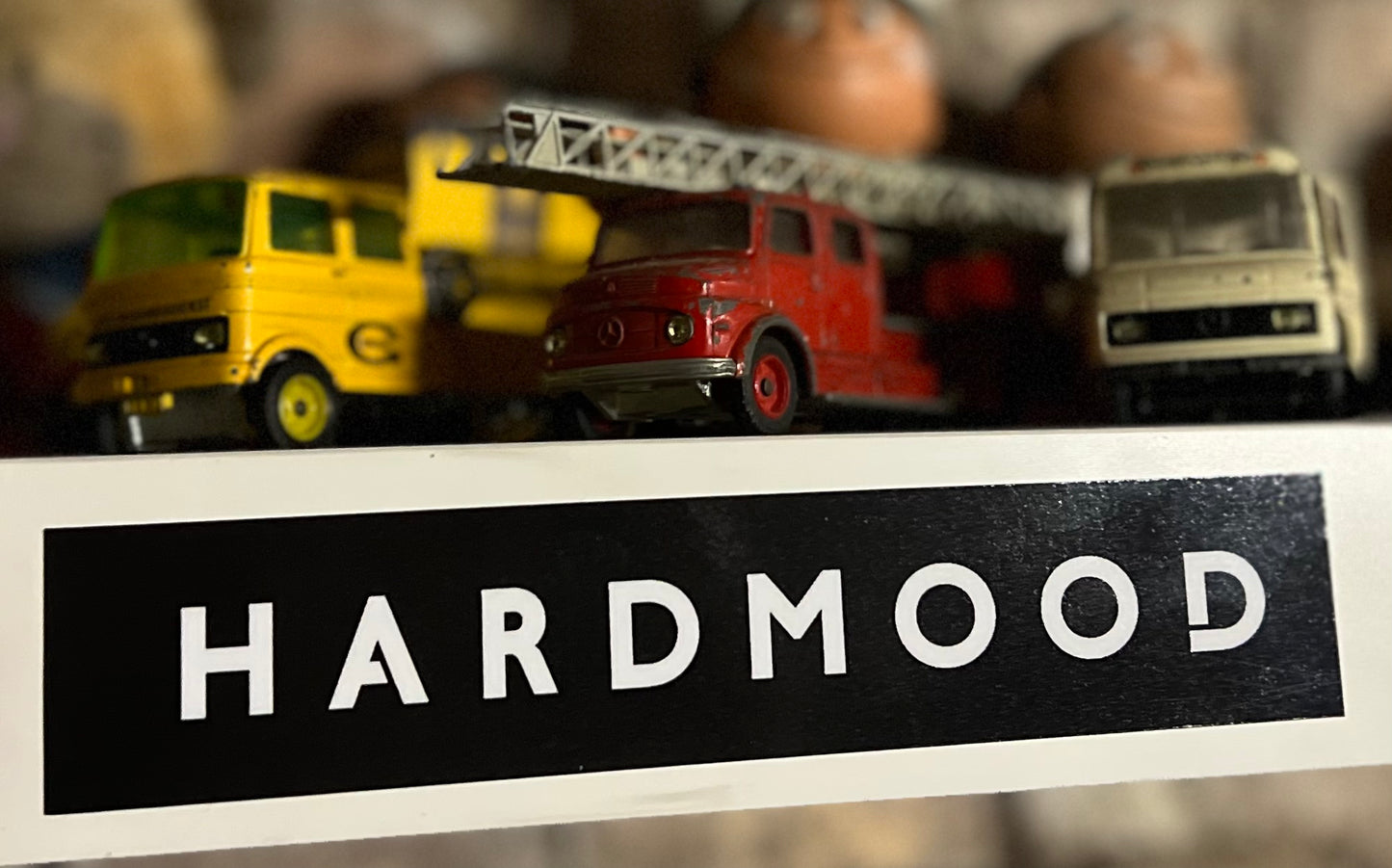 H A R D M O O D Sticker Black & White